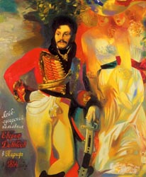 Evgraf Davydov, Paris,
 1814 
 oil on canvas 150
 � 120