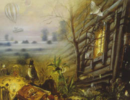 Scetch to the cartoon
 "The House"
 mixed tech. 55 � 70
 1990