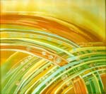 �Current of the grasses.� Diptych. Right part. 2000. Hot batique.