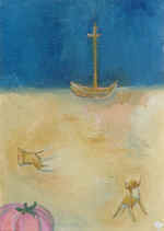  Calm. 50,5�35. canvas, oil. 1999.