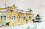 Views of Ekaterinburg. House of Ipatyev. Paper, water colors. 30�40 1990