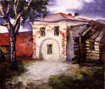 "Old Ekaterinburg", canvas, oil,  64�74,5, 1990