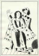 Illustration to "Ural's fairy tales and legends". 1990. 