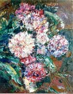 "Flowers". Canvas, oil. 40�50 1995