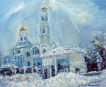 "Church of Ascension". Canvas, oil. 40�50 2000