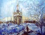 "St Catherine Church". Canvas, oil. 40�50 2001