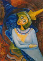 The Drawling Echo of Times. 55�40. Canvas, oil. 1996
