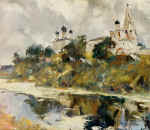 Makarievski Monastery. 1993. Canvas, oil. 60�70